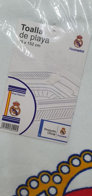Toalla playa Real Madrid 76x152cm