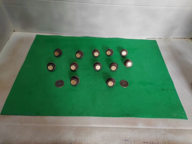 12Tiradores Muebles Años 70 L3. 