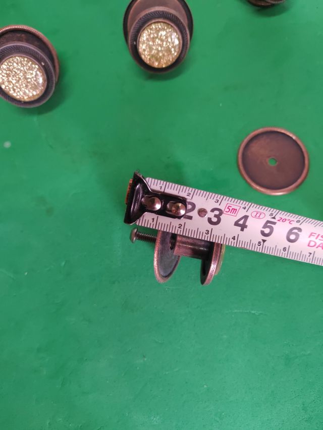 12Tiradores Muebles Años 70 L3. 