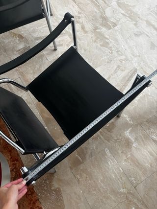 Poltrone LC1 Corbusier | Pelle nera