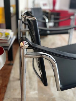 Poltrone LC1 Corbusier | Pelle nera