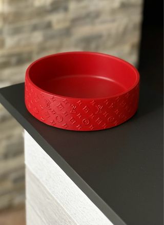 Ciotola per animali Louis Vuitton - Rossa