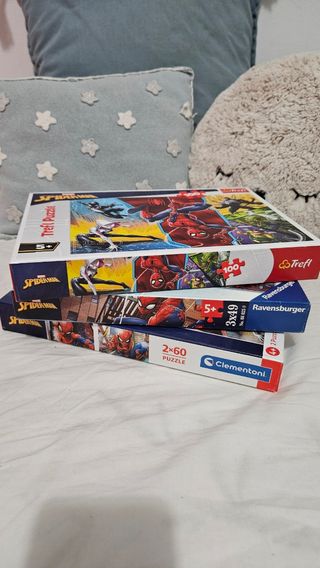 3 Puzzles Spiderman - Ravensburger & Clementoni