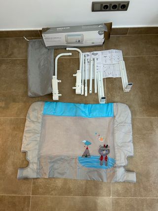 Barrera cama bebé 90cm - Protector anticaídas