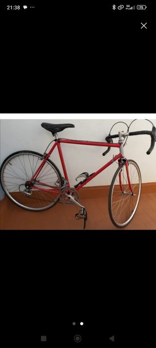 Bicicleta carretera roja ZEUS