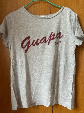 Camiseta Lefties gris roja - Talla única