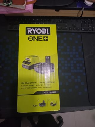 Batería Ryobi 18V 4.0Ah + Cargador Nuevos
