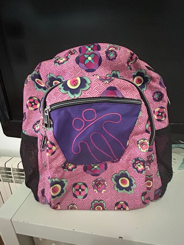 Mochila escolar Totto infantil + carrito