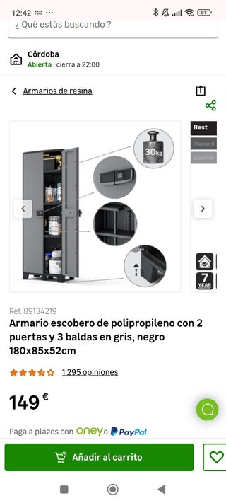 Armarios exterior