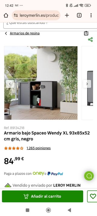 Armarios exterior