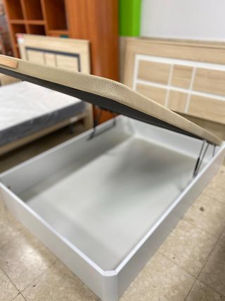CANAPE PARA COLCHON DE 150X190 BLANCO NUEVO