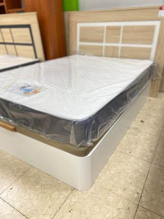 CANAPE PARA COLCHON DE 150X190 BLANCO NUEVO