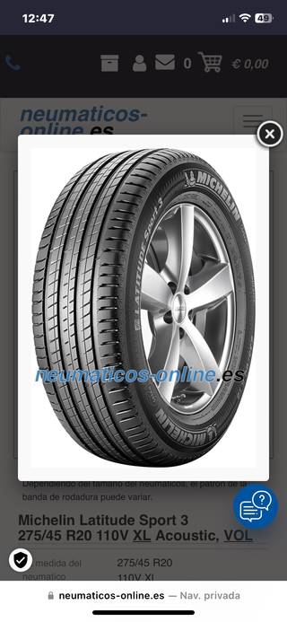Michelin Latitude Sport 3 275/45 R20