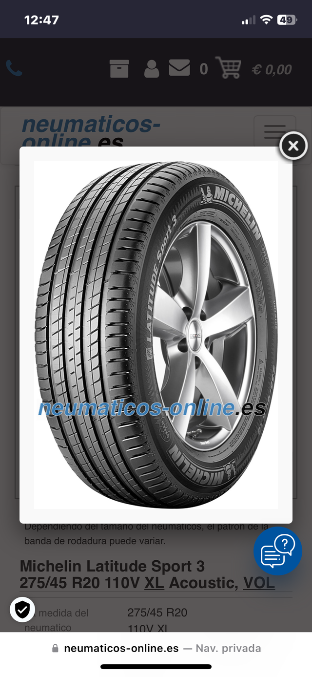 Michelin Latitude Sport 3 275/45 R20
