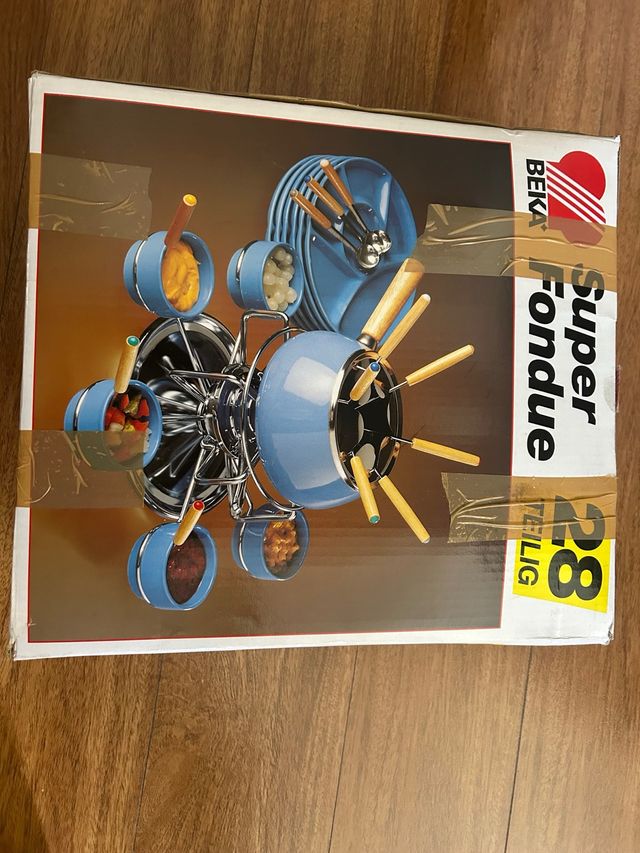 Fondue BEKA azul - 28 piezas