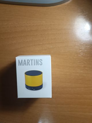 Altavoz Bluetooth Martins amarillo