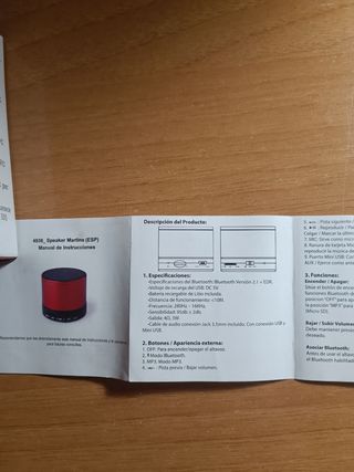 Altavoz Bluetooth Martins amarillo