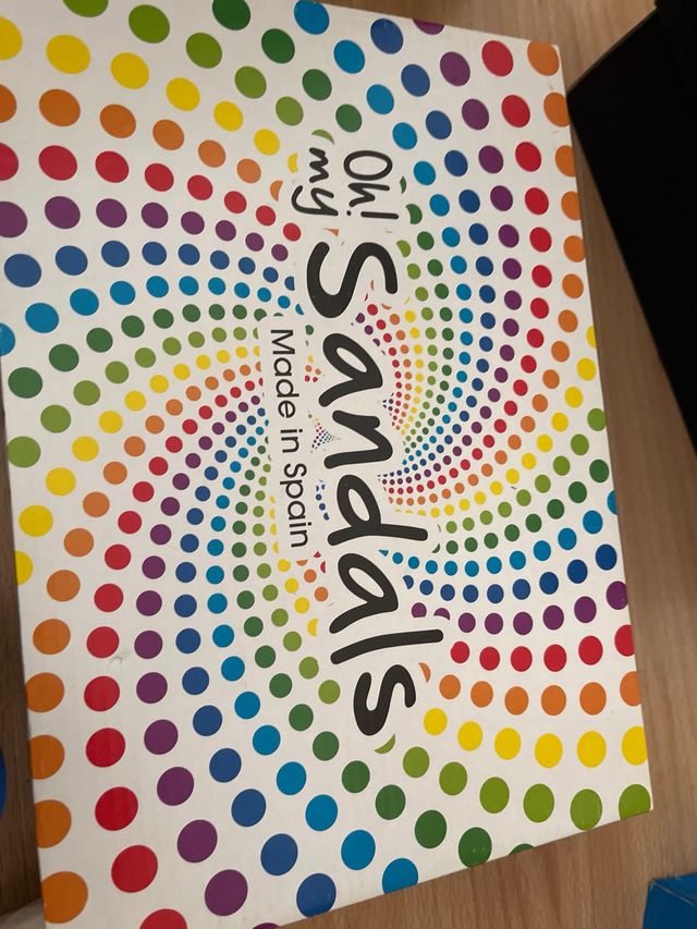 Sandalias tacón azul New Look