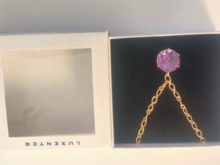 Colgante Luxenter morado-oro