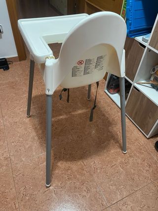 Trona bebé Ikea blanca