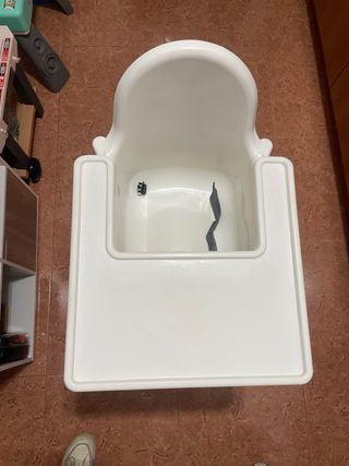 Trona bebé Ikea blanca