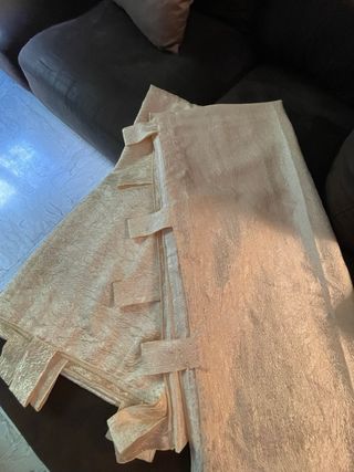 Tende oro satinate 157x290 NUOVO 