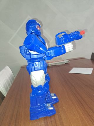 Robot azul juguete