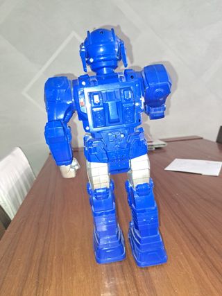 Robot azul juguete