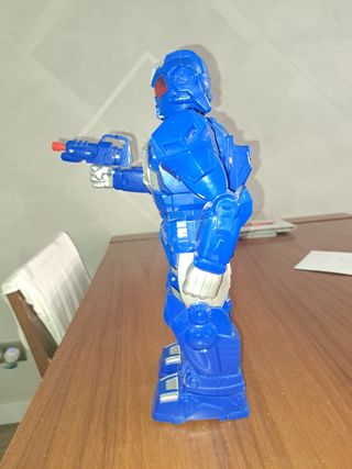 Robot azul juguete