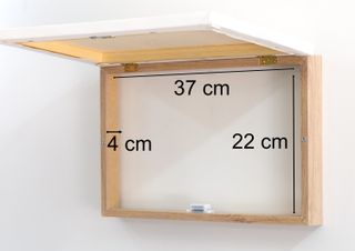 Tapa de Contador Pintada, en Madera Clara