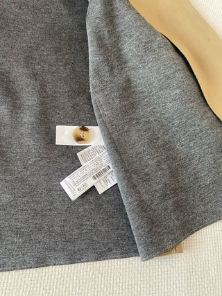 Chaqueta ante beige - NUEVA