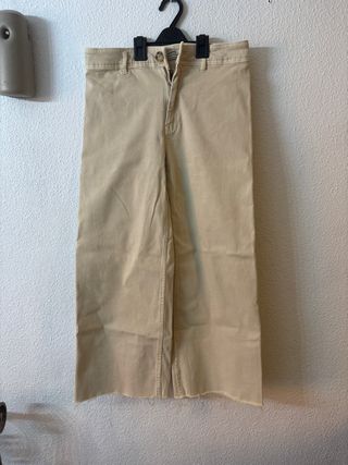 Pantalones Stradivarius beige
