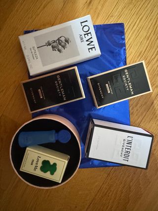 Mini perfumes Loewe, Givenchy & Tous