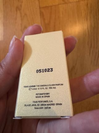 Mini perfumes Loewe, Givenchy & Tous