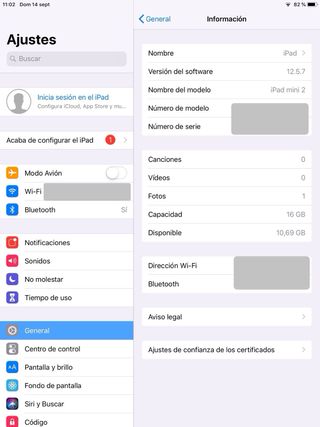 iPad Mini 2 blanco - Tableta