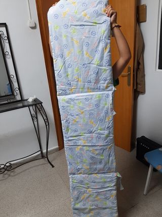 Edredón cuna bebé - león