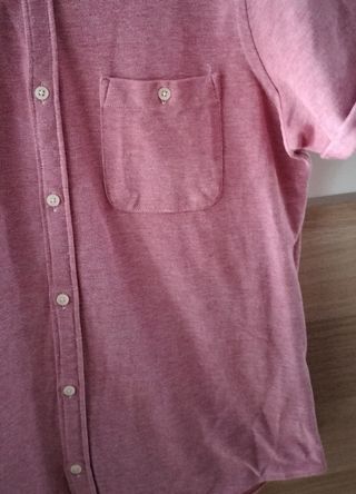 Camisa Zara Man rojo talla M