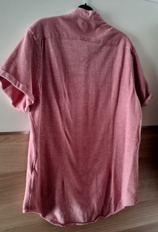 Camisa Zara Man rojo talla M
