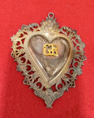 Sagrado Corazón Exvoto Antiguo