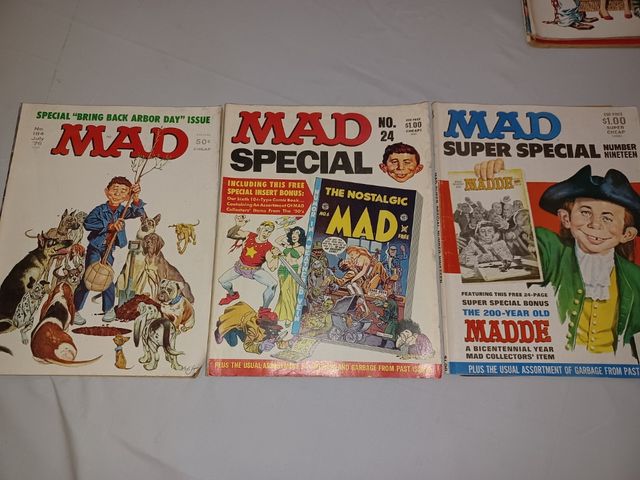 Lote de Revistas MAD + CRACKED (Años 70 y 80)