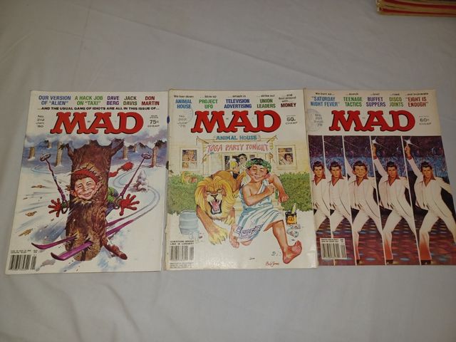 Lote de Revistas MAD + CRACKED (Años 70 y 80)