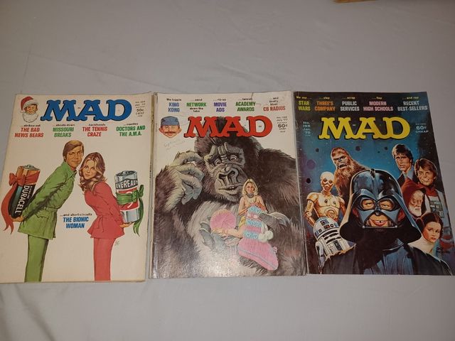 Lote de Revistas MAD + CRACKED (Años 70 y 80)