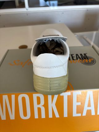 Zapatos seguridad Workteam blancos