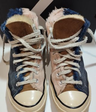 Converse Chuck Taylor: Azul & Rosa