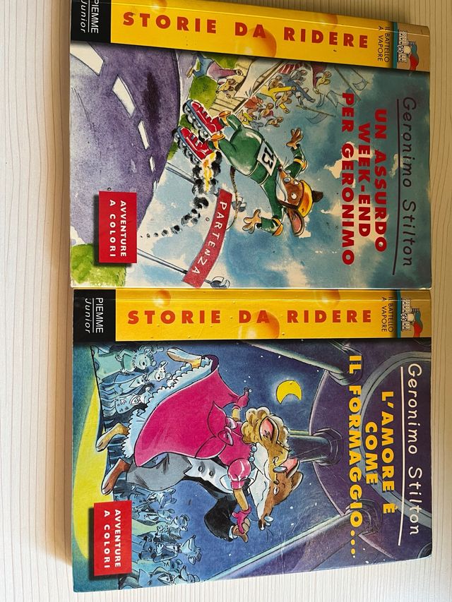 Due libri Geronimo Stilton