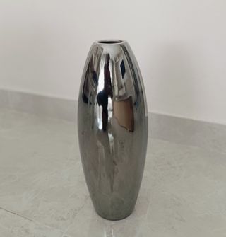 Jarrón decorativo plata