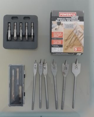 Brocas Fresadoras + Juego puntas