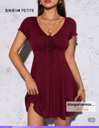 NUEVO Vestido rojo SHEIN talla S