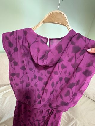 Vestido midi Elephantrooms morado