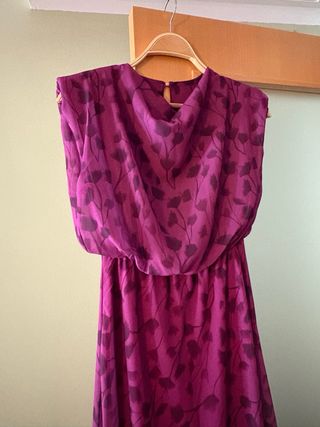 Vestido midi Elephantrooms morado